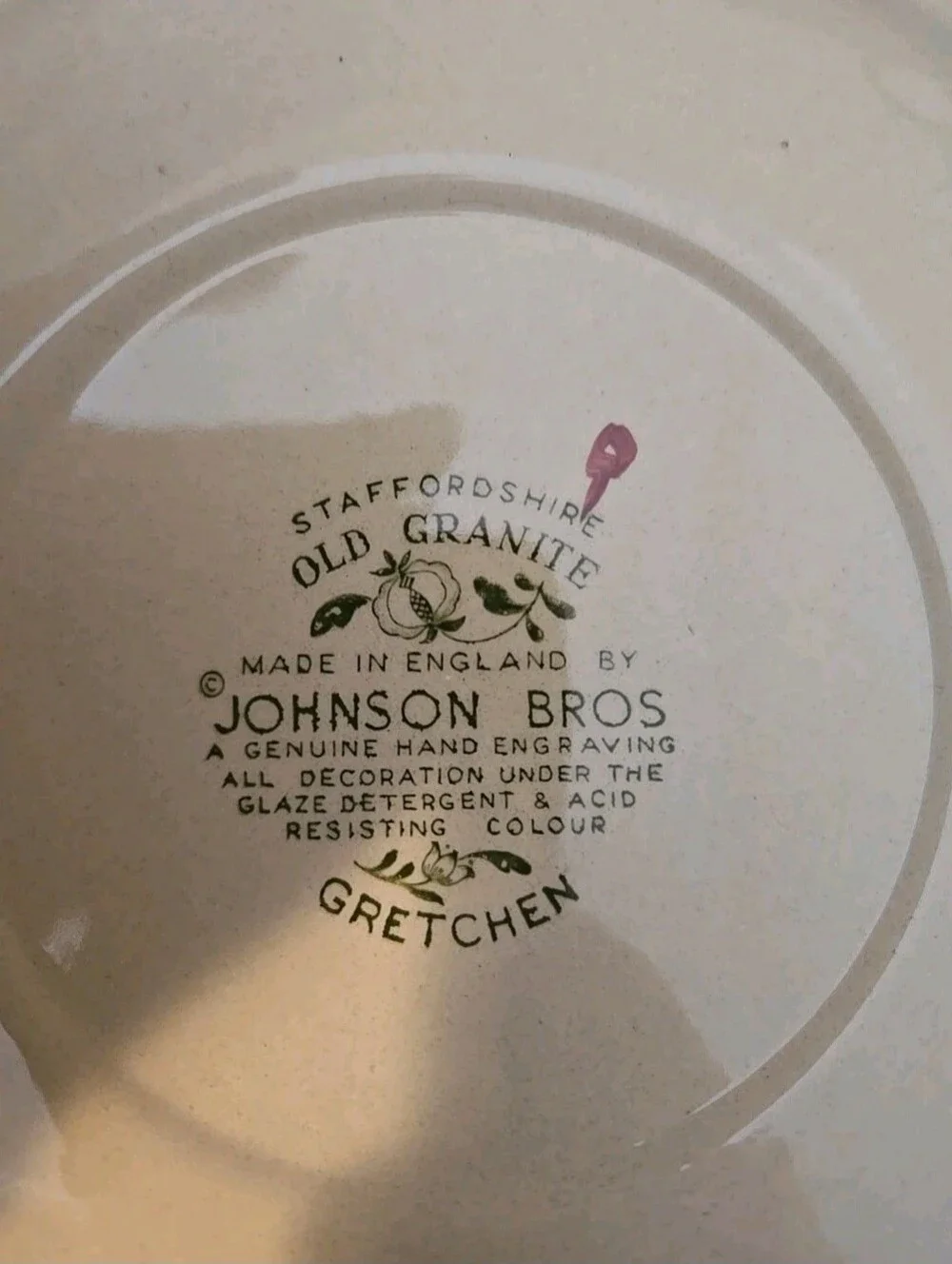 Johnson Brothers Gretchen 7 Tea/Coffee Cups & Salad/Dessert Plates